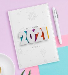 Kişiye Özel 2023 Mutlu Yıllar 2023 Ajanda Kalem Seti-5
