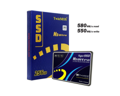 TwinMOS 256GB 2.5'' SATA3 SSD (580Mb-550Mb/s) TLC 3DNAND BLACK