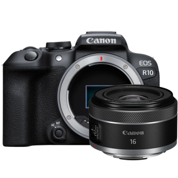 Canon EOS R10 Body + RF 16mm f/2.8 STM Lens