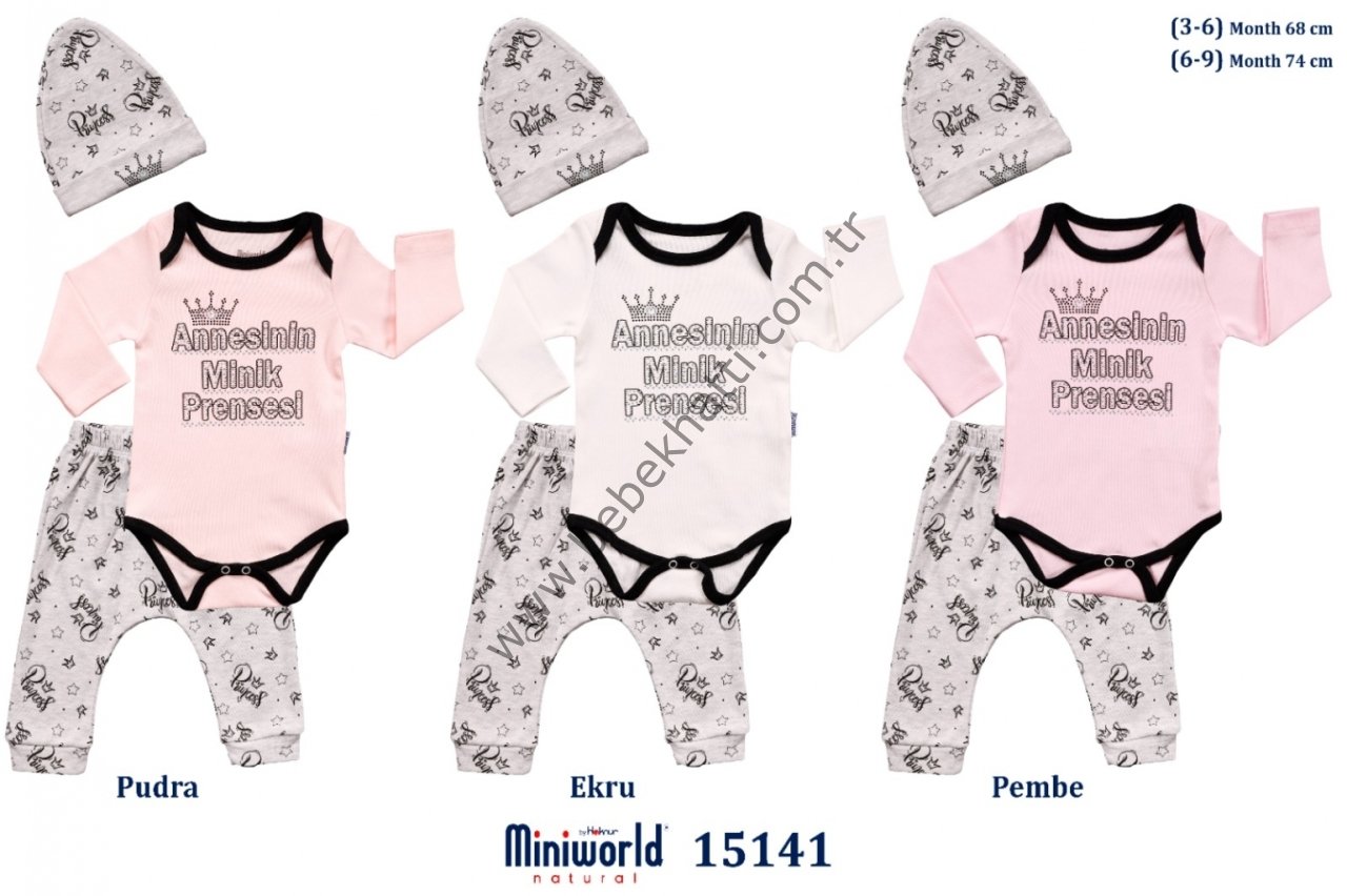 Annesinin Minik Prensesi Badili Set Miniworld 30 00 Tl Bebe Ve Cocuk Badileri Annesinin Minik Prensesi Badi Tekalt Ve Sapka Takimi