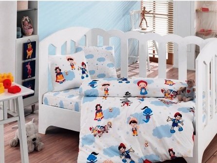 Renkli Bebe Nevresim Takimi Golden Spring 65 00 Tl Bebe Nevresim Takimlari Erkek Bebek Nevresim Takimi