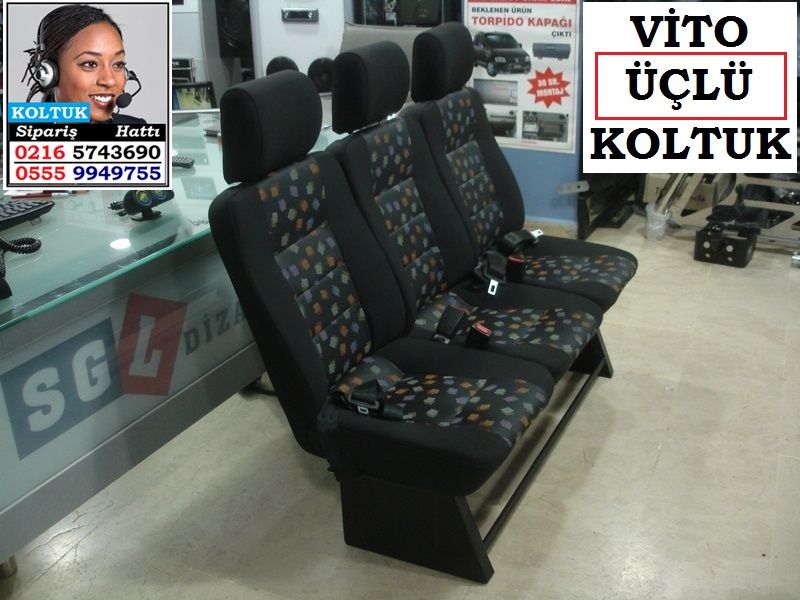 MERCEDES VİTO ÜÇLÜ KOLTUK