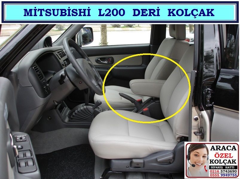 SGL29101 MİTSUBİSHİ L200 DERİ KOLÇAK MİTSUBİSHİ L200 AKSESUARLARI