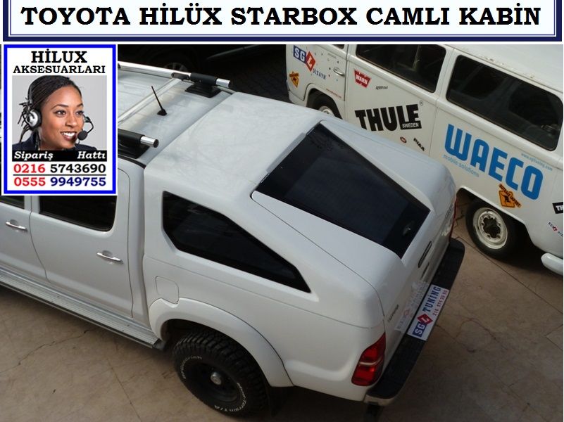 hilux camli kabin starbox hilux aksesuarlari