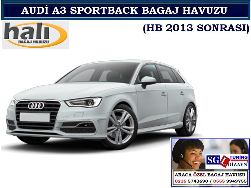 Audİ A3 Sportback Bagaj Havuzu Hb 2013 Sonrasi Audİ A3