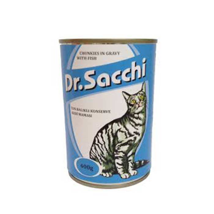 Dr.Sacchi Ton Balıklı Kedi Konserve Mama 400 Gr Petza