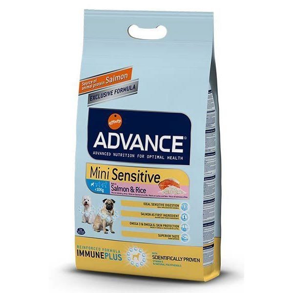 Advance Dog Mini Sensitive Balıklı Köpek Maması 3 Kg Petza