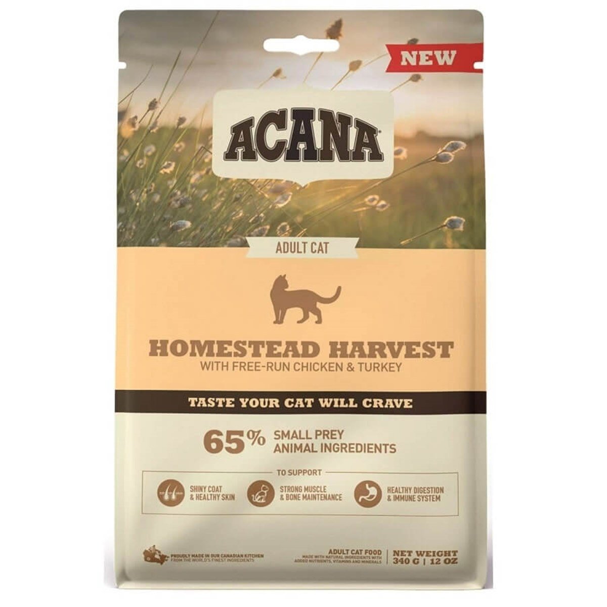 acana homestead harvest tavuklu hindili kedi mamasi 340 gr petza