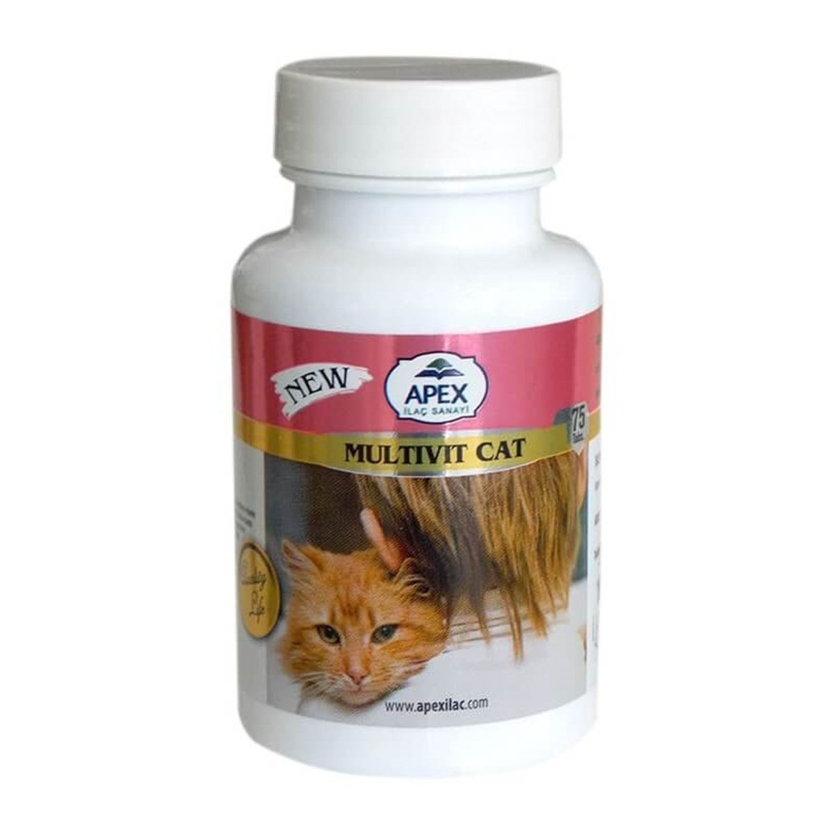 Apex MULTIVIT Kedi Multivitamin 75 Tablet Petza