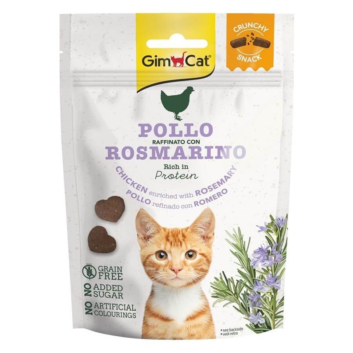 GimCat Snacks Crunchy Tavuk ve Biberiyeli Kedi Ödülü 50gr Petza