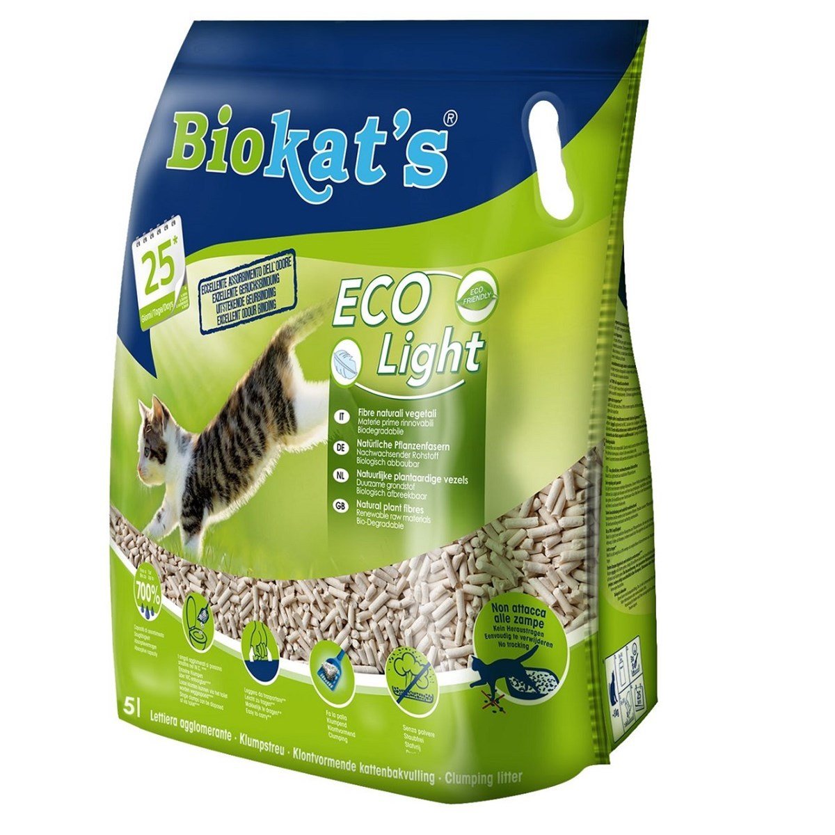 Biokat�s Pelet Eco Light Kedi Kumu 5 Lt Petza