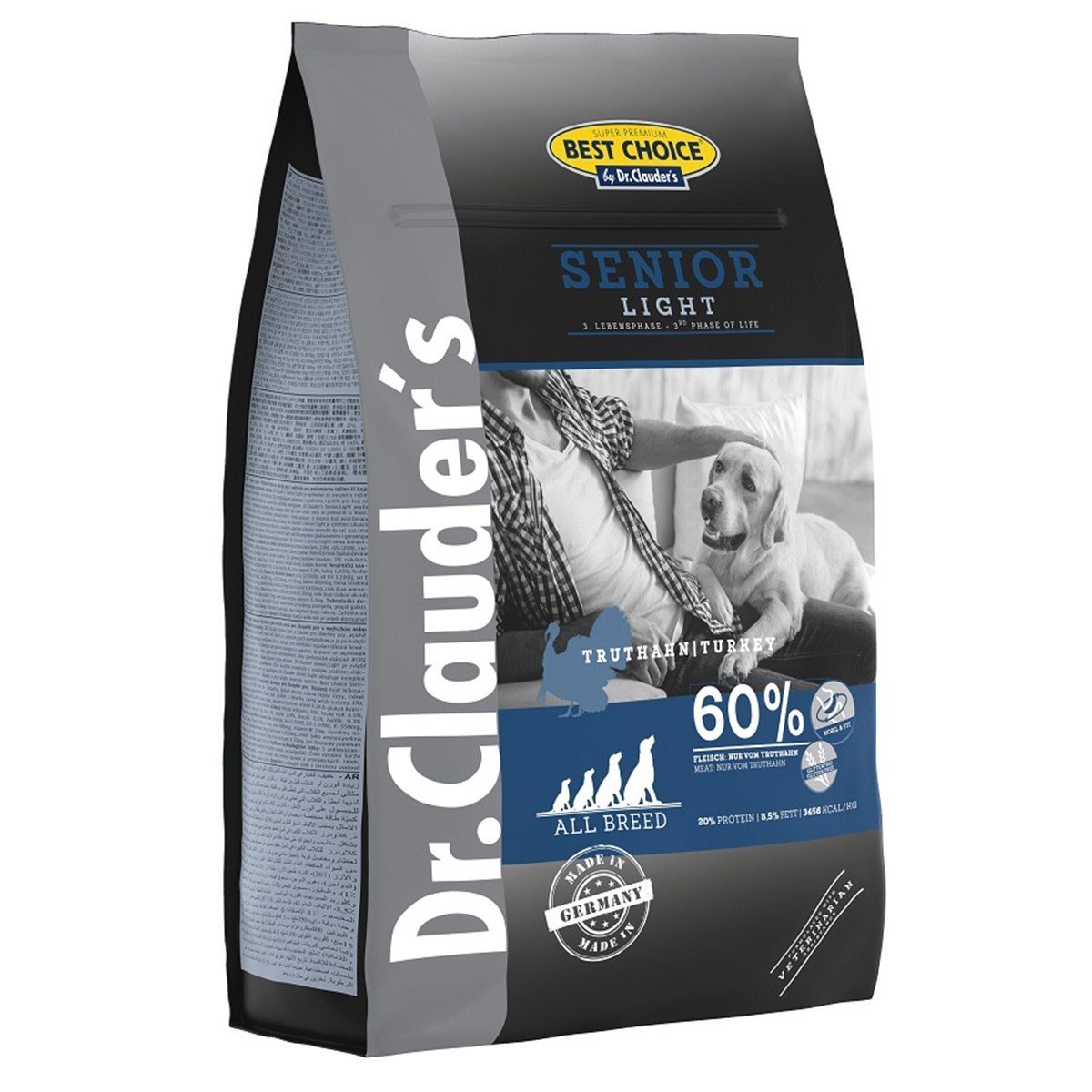 Dr.Clauders Glutensiz Light Yaşlı Köpek Maması 4 Kg Petza