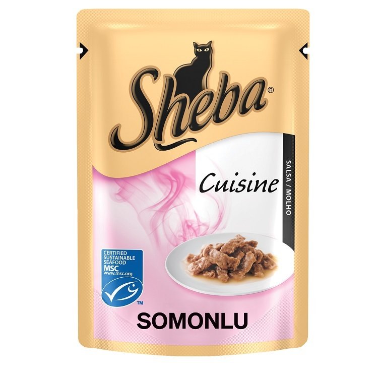 Sheba Somonlu Pouch Kedi Yaş Maması 85 Gr Petza