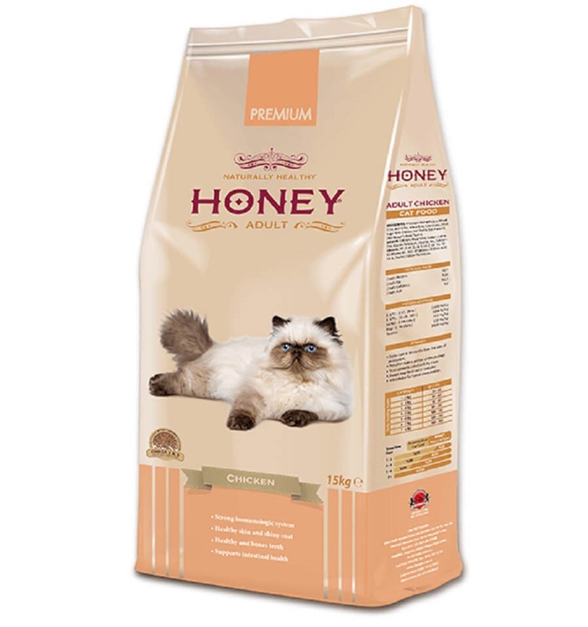 Honey Premium Tavuklu Yetişkin Kedi Maması 15 Kg Petza