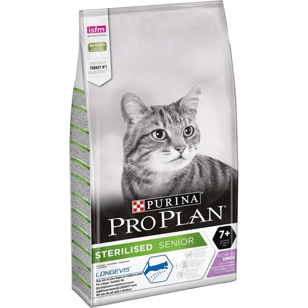 ProPlan Kısırlaştırılmış Hindili +7 Yaşlı Kedi Maması 1,5 Kg Petza