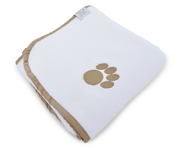 Kedi Havlusu Milo Beyaz 100 Microfiber Petza