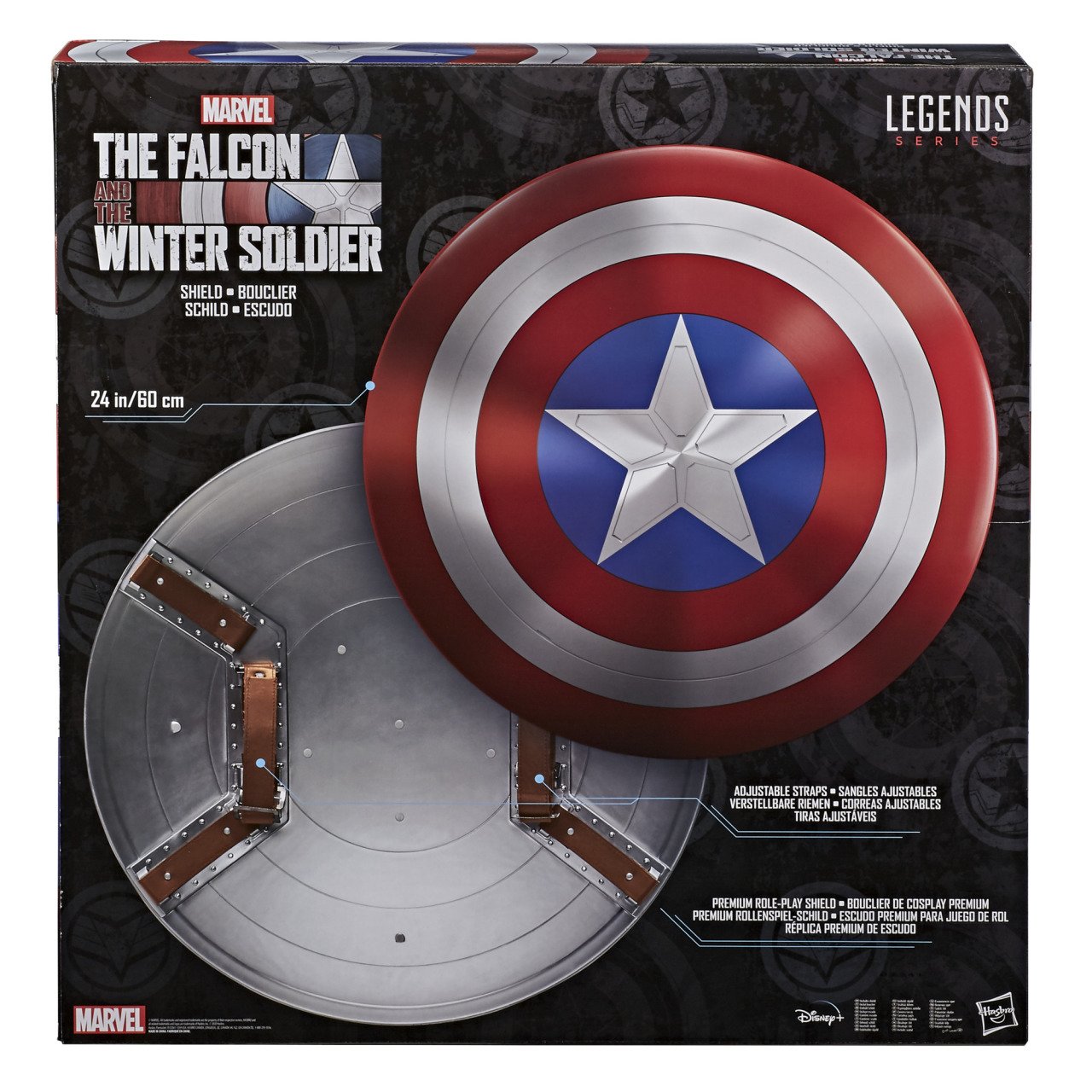 Buy Captain America Shield Metal Captain America Cosplay Shield Captain  Americas Shield 1/1 Scale Movie Prop Replica Online in India 